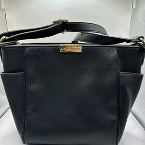 Liz Claiborne Travelers Black Shoulder Bag